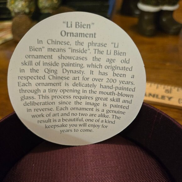 Pier 1 Li Bien Snowman Christmas Tree Ornament - Picture 7 of 9